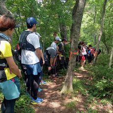 わたり里山トレイルランニング体験会を開催しました。